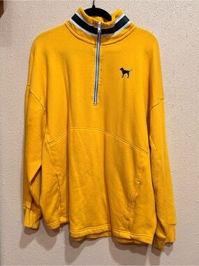 Victoria’s Secret PINK 3/4 zip fleece